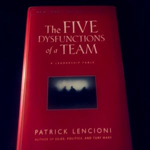 The five disfunctions of a team. Patrick lencioni